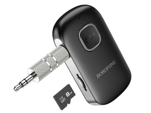 Адаптер Bluetooth (Ресивер) для авто (разговор музыка) BOROFONE BC42 черный оптом, в розницу Центр Компаньон фото 3
