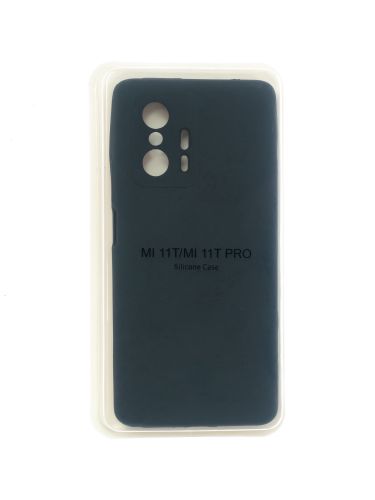 Чехол-накладка для XIAOMI Mi 11T VEGLAS SILICONE CASE закрытый черный (3) - оптовая продажа Чехол-накладка для XIAOMI Mi 11T VEGLAS SILICONE CASE закрытый черный (3) - фото