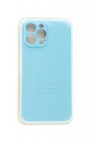 Купить Чехол-накладка для iPhone 13 Pro Max VEGLAS SILICONE CASE NL Защита камеры светло-голубой (43) оптом, в розницу в ОРЦ Компаньон