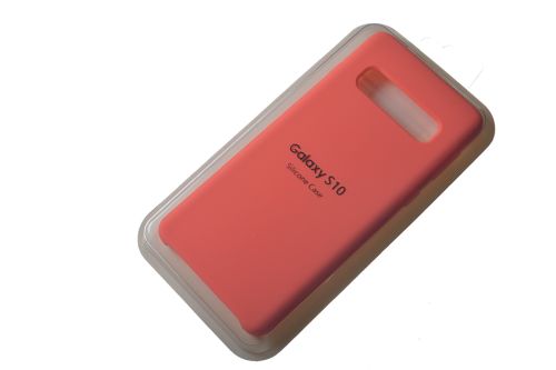 Чехол-накладка для Samsung G973 S10 SILICONE CASE ярко-розовый (12) оптом, в розницу Центр Компаньон фото 2