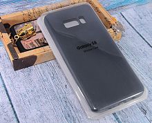 Купить Чехол-накладка для Samsung G950H S8 SILICONE CASE закрытый темно-серый (5) оптом, в розницу в ОРЦ Компаньон