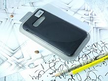 Чехол-накладка для Samsung G970 S10 E SILICONE CASE NL серый - фото