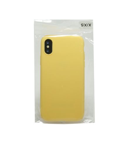 Чехол-накладка для iPhone X/XS LATEX желтый оптом, в розницу Центр Компаньон фото 2