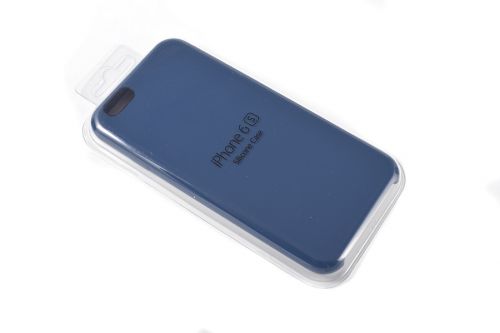 Чехол-накладка для iPhone 6/6S SILICONE CASE синий кобальт (20) - фото фото 2