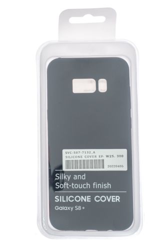 Чехол-накладка для Samsung G955F S8 Plus SILICONE CASE OP закрытый черный (3) оптом, в розницу Центр Компаньон фото 4