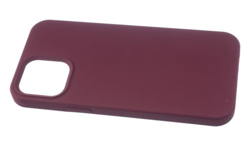 Чехол-накладка для iPhone 12 Pro Max SILICONE TPU поддержка MagSafe бордовый коробка оптом, в розницу Центр Компаньон фото 2