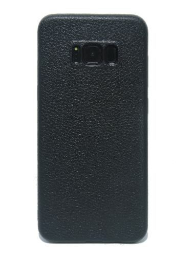 Чехол-накладка для Samsung G955F S8 Plus FASHION LITCHI TPU черный оптом, в розницу Центр Компаньон