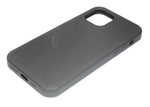 Чехол-накладка для iPhone 12\12 Pro SILICONE TPU NL поддержка MagSafe черный коробка - фото фото 2