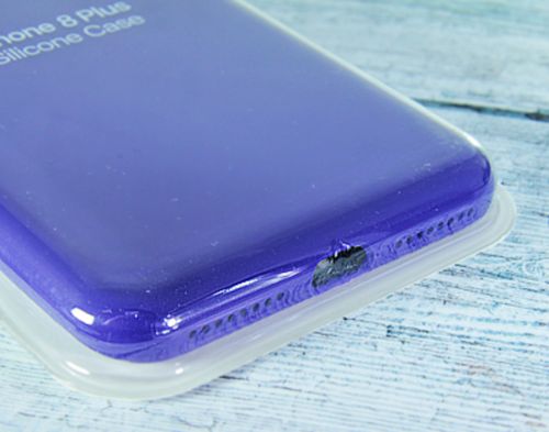 Чехол-накладка для iPhone 7/8 Plus SILICONE CASE закрытый темно-сиреневый (30) - оптовая продажа фото 2 Чехол-накладка для iPhone 7/8 Plus SILICONE CASE закрытый темно-сиреневый (30) - фото фото 2