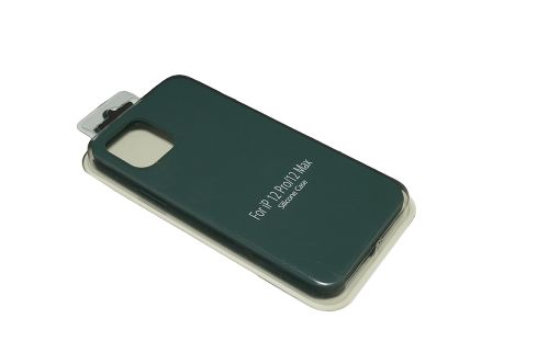 Чехол-накладка для iPhone 12/12 Pro VEGLAS SILICONE CASE NL закрытый темно-зеленый (49) оптом, в розницу Центр Компаньон фото 2