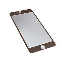 Купить Защитное стекло для iPhone 6 (5.5) METAL золото перед оптом, в розницу в ОРЦ Компаньон