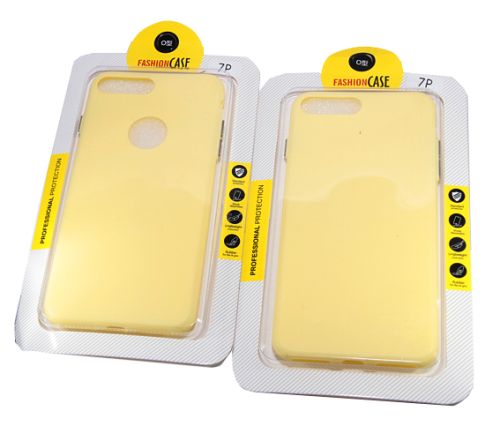 Чехол-накладка для iPhone 7/8 Plus AiMee Отверстие желтый оптом, в розницу Центр Компаньон фото 3