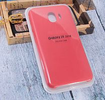 Купить Чехол-накладка для Samsung J400 J4 2018 SILICONE CASE красный оптом, в розницу в ОРЦ Компаньон