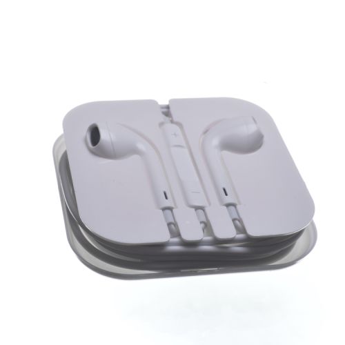 Наушники проводные EURO 1:1 для iPhone 5 коробка HQ HARD BOX белый оптом, в розницу Центр Компаньон фото 2