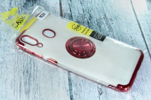 Чехол-накладка для Samsung M20 ELECTROPLATED TPU КОЛЬЦО красный - оптовая продажа фото 2 Чехол-накладка для Samsung M20 ELECTROPLATED TPU КОЛЬЦО красный - фото фото 2
