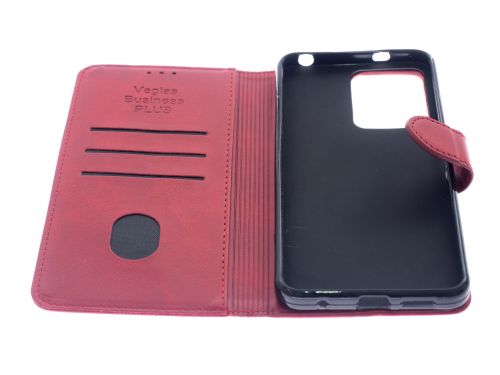 Чехол-книжка для XIAOMI Redmi Note 12 4G VEGLAS BUSINESS PLUS красный - оптовая продажа фото 3 Чехол-книжка для XIAOMI Redmi Note 12 4G VEGLAS BUSINESS PLUS красный - фото фото 3