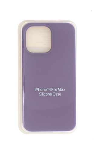 Чехол-накладка для iPhone 14 Pro Max SILICONE CASE закрытый фиолетовый (45) - оптовая продажа Чехол-накладка для iPhone 14 Pro Max SILICONE CASE закрытый фиолетовый (45) - фото
