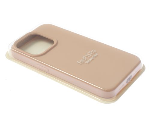 Чехол-накладка для iPhone 15 Pro VEGLAS SILICONE CASE NL закрытый светло-розовый (19) оптом, в розницу Центр Компаньон фото 2