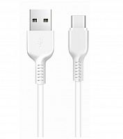Кабель USB Type-C HOCO X20 1м Flash белый - фото