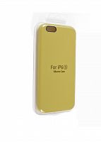 Чехол-накладка для iPhone 6/6S VEGLAS SILICONE CASE закрытый лимонный (37) - фото