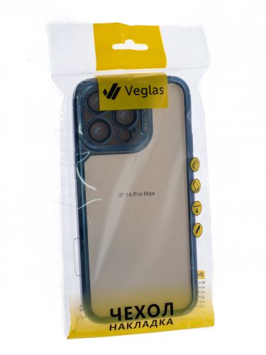 Чехол-накладка для iPhone 14 Pro Max VEGLAS Bracket Lens синий оптом, в розницу Центр Компаньон фото 4