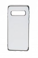 Чехол-накладка для Samsung G973 S10 ELECTROPLATED TPU DOKA серебро - фото