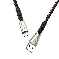 Купить Кабель USB-Micro USB HOCO U48 Superior 2.4A 1.2м черный оптом, в розницу в ОРЦ Компаньон