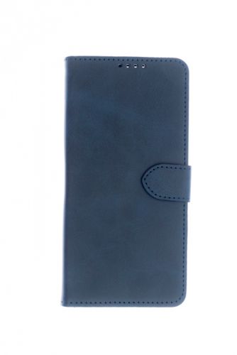 Чехол-книжка для Tecno Spark 8C BUSINESS PLUS синий - фото