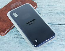 Купить Чехол-накладка для Samsung A105F A10 SILICONE CASE закрытый темно-синий (8) оптом, в розницу в ОРЦ Компаньон