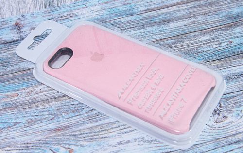 Чехол-накладка для iPhone 7/8/SE ALCANTARA CASE светло-розовый - фото фото 3