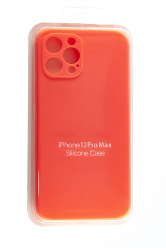 Чехол-накладка для iPhone 12 Pro Max SILICONE CASE Защита камеры коралловый (27) - оптовая продажа Чехол-накладка для iPhone 12 Pro Max SILICONE CASE Защита камеры коралловый (27) - фото