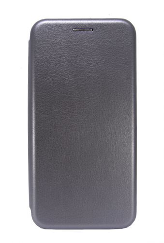 Чехол-книжка для LG K350E K8 BUSINESS серый - фото