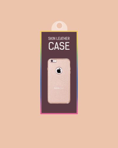 Чехол-накладка для iPhone 6/6S HOCO GLINT LEATHER PLATING TPU розовое золото оптом, в розницу Центр Компаньон фото 3
