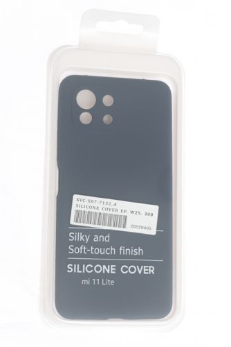 Чехол-накладка для XIAOMI Mi 11 Lite SILICONE CASE NL OP закрытый темно-синий (8) - оптовая продажа фото 4 Чехол-накладка для XIAOMI Mi 11 Lite SILICONE CASE NL OP закрытый темно-синий (8) - фото фото 4