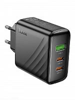 СЗУ Type-C HOCO CS26A 3A PD45W QC3.0 черный - фото