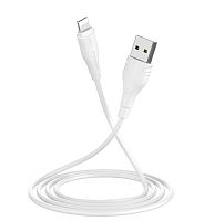 Купить Кабель USB Lightning 8Pin BOROFONE BX18 Optimal 2.4A 1м белый оптом, в розницу в ОРЦ Компаньон