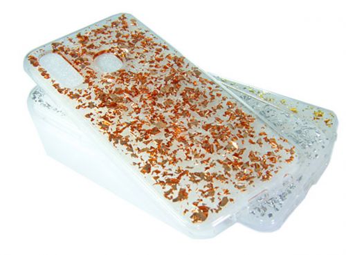 Чехол-накладка для Samsung A305F A30/A205F A20 GLITTER TPU бронзовый - фото фото 3