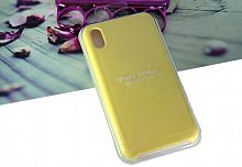 Купить Чехол-накладка для iPhone XS Max SILICONE CASE желтый (4) оптом, в розницу в ОРЦ Компаньон