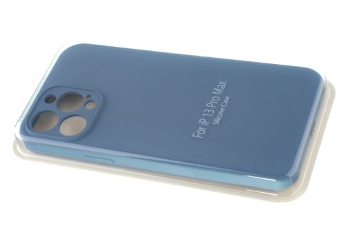 Чехол-накладка для iPhone 13 Pro Max VEGLAS SILICONE CASE NL Защита камеры голубовато серый (46) оптом, в розницу Центр Компаньон фото 2