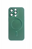 Чехол-накладка для iPhone 14 Pro VEGLAS Lens Magnetic зеленый - фото