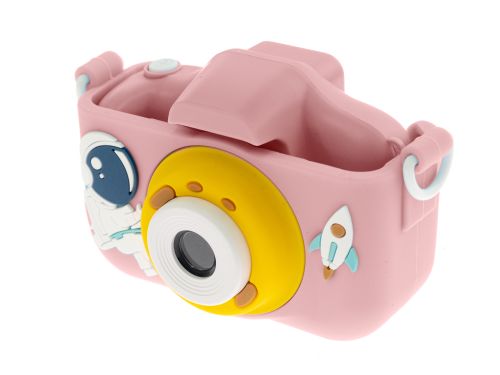 Детская игрушка фотоаппарат X2 Cosmonaut розовый оптом, в розницу Центр Компаньон фото 2