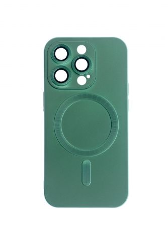 Чехол-накладка для iPhone 14 Pro VEGLAS Lens Magnetic зеленый - фото