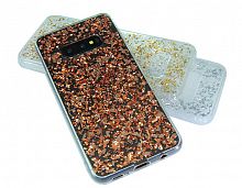 Купить Чехол-накладка для Samsung G970 S10 E GLITTER TPU бронзовый оптом, в розницу в ОРЦ Компаньон