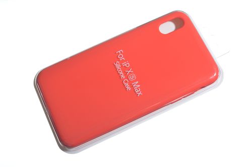 Чехол-накладка для iPhone XS Max SILICONE CASE NL закрытый красная (14) оптом, в розницу Центр Компаньон фото 2
