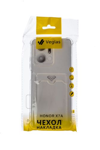Чехол-накладка для HUAWEI Honor X7A VEGLAS Air Pocket прозрачный оптом, в розницу Центр Компаньон фото 4
