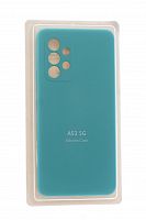 Чехол-накладка для Samsung A535F A53 SILICONE CASE закрытый бирюзовый (2) - фото