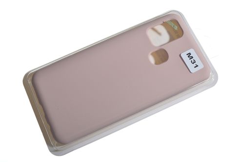 Чехол-накладка для Samsung M315F M31 SILICONE CASE NL закрытый светло-розовый (18) оптом, в розницу Центр Компаньон фото 2