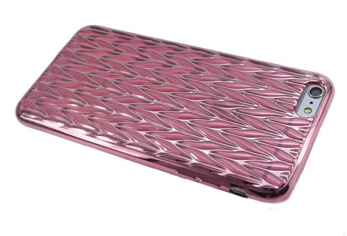 Чехол-накладка для iPhone 6/6S Plus  РАМКА Лепестки TPU розовый оптом, в розницу Центр Компаньон фото 3
