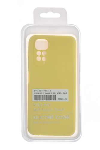 Чехол-накладка для XIAOMI Redmi Note 11S SILICONE CASE OP закрытый желтый (20) - фото фото 4