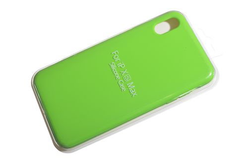 Чехол-накладка для iPhone XS Max VEGLAS SILICONE CASE NL закрытый ярко-зеленый (31) оптом, в розницу Центр Компаньон фото 2
